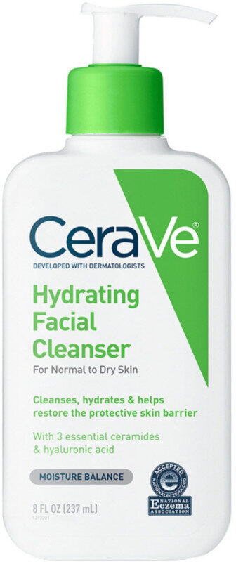 CeraVe Hydrating Facial Cleanser pump bottle