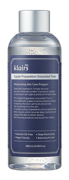 Klairs Supple Preparation Unscented Toner bottle