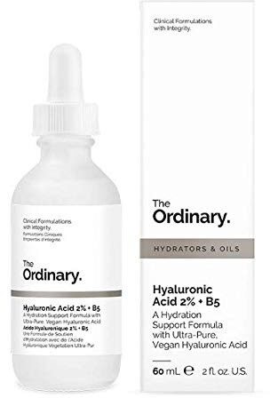 The Ordinary Hyaluronic Acid 2% + B5 serum bottle