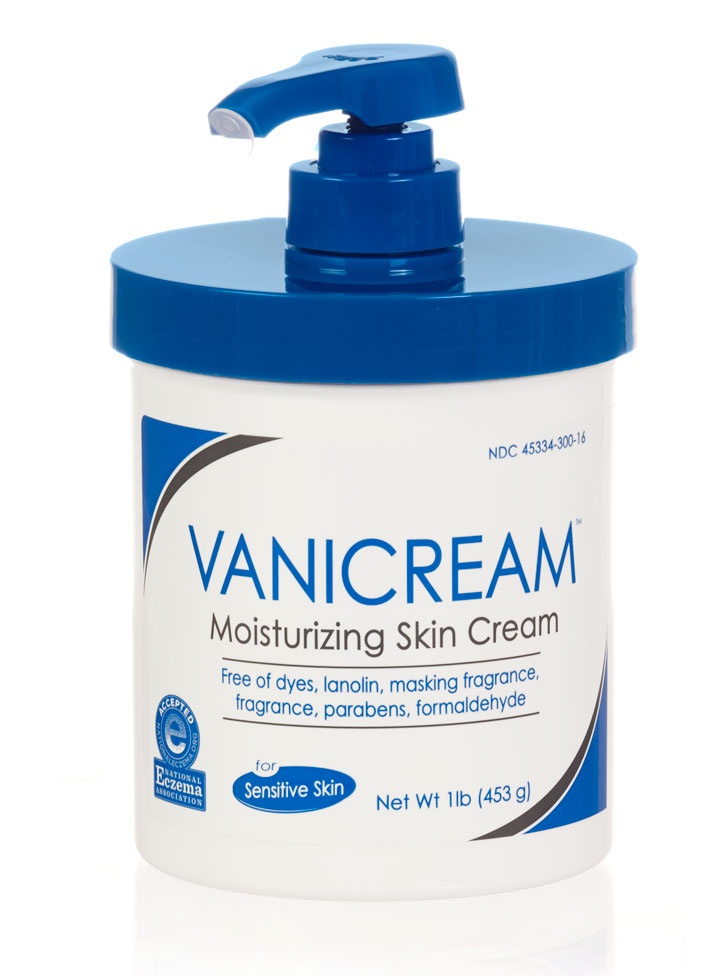 Vanicream Moisturizing Skin Cream pump jar